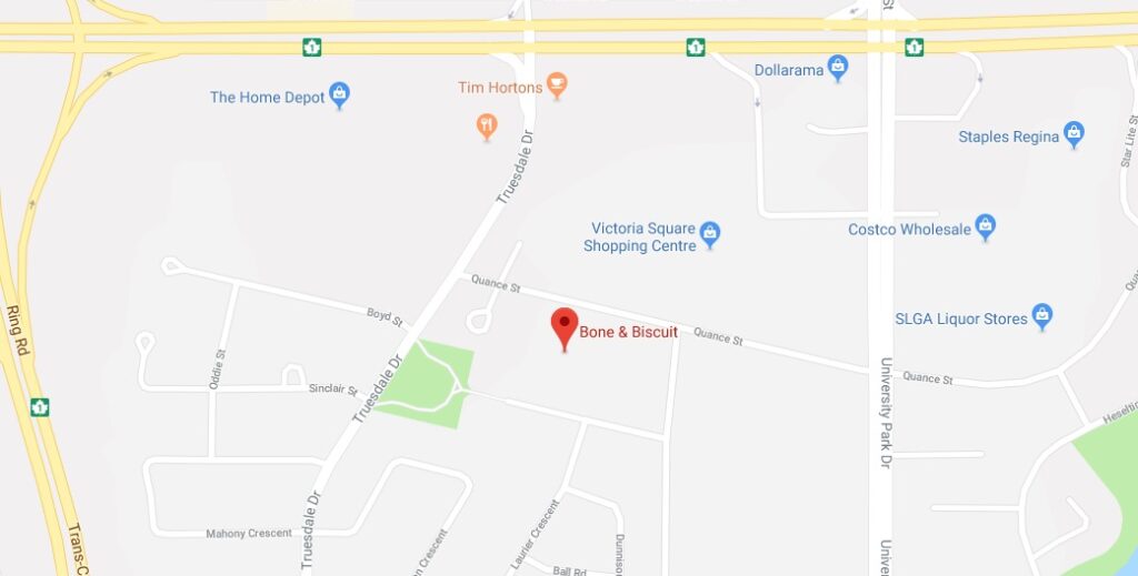 bone-and-biscuit-regina-location-map