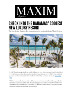 Maxim Article