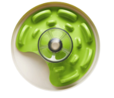 Puzzle feeder to keep pet stimulated to avoid furniture chewing